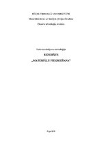 Konspekts 'Materiālu piegriešana', 1.