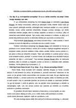 Konspekts 'Atbildes uz jautājumiem sociālās antropoloģijas noslēguma kontroldarbā', 1.