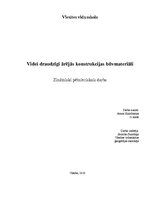Referāts 'Videi draudzīgi ārējās konstrukcijas būvmateriāli', 1.