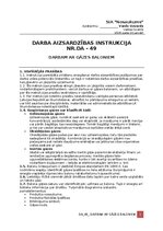 Paraugs 'Darba aizsardzības instrukcija darbam ar gāzes baloniem', 1.