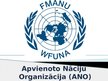 Prezentācija 'Apvienoto Nāciju Organizācija', 1.