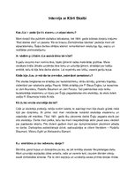 Konspekts 'Intervija ar Kārli Skalbi', 1.