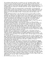 Eseja 'Our Future on Mars', 1.