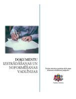 Paraugs 'Vadlīnijas dokumentu izstrādāšanai un noformēšanai', 1.