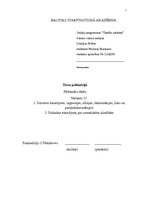 Konspekts 'Uztveres traucējumi', 1.