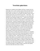 Eseja 'Terorisma apkarošana', 1.