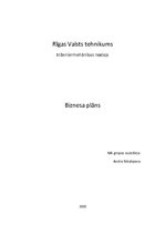 Biznesa plāns 'Biznesa plāns - reduktoru ražošana', 1.