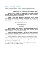 Konspekts 'Draugu nozīme dzīvē. Merkucio un Horācija salīdzinājums', 1.