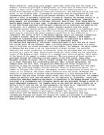 Eseja 'Comparison between Oedipus Rex and The Wogboy', 1.