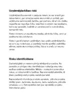 Konspekts 'Uzņēmējdarbības riski, to identificēšana, novēršana un mazināšanas iespējas', 2.