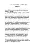 Eseja 'Vai jaunstrāvnieki bija jaunlatviešu ideju turpinātāji?', 1.