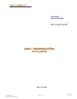 Paraugs 'Uzņēmuma lietvedības nomenklatūra', 1.