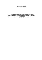 Diplomdarbs 'Eiropas Savienības struktūrfondu finansējuma ietekme uz Ventspils pilsētas attīs', 1.