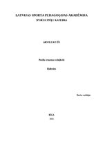 Referāts 'Potīšu traumas volejbolā', 1.