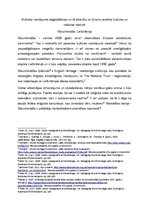 Konspekts 'Stounhendža, Lielbritānija. Kultūras mantojuma saglabāšanas un tā attiecību ar t', 1.