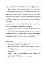 Eseja 'Psihoanalīzes teoriju attīstība psiholoģijā', 7.