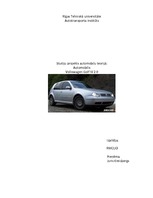 Referāts 'Automobiļu teorija: VW Golf IV 2.0', 120.