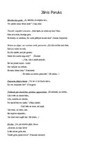 Konspekts 'Citāti par Jāņa Poruka dzejas tēmām', 1.