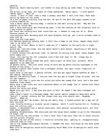 Eseja 'A story about being on hallucinogens', 1.