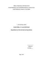 Konspekts 'Elektrība un magnētisms', 1.