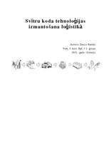 Konspekts 'Svītru koda tehnoloģijas izmantošana loģistikā', 6.