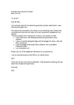 Eseja 'Letter of Job Application', 2.