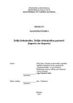 Referāts 'Ārējā tirdzniecība. Ārējās tirdzniecības partneri (imports un eksports)', 1.