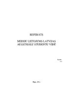 Referāts 'Mediju lietojums Latvijas augstskolu studentu vidū', 1.