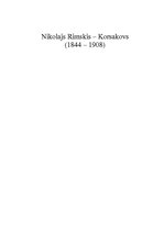 Referāts 'Nikolajs Rimskis-Korsakovs', 1.