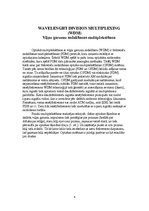 Referāts 'Optiskie multipleksori (WDM,FDM,TDM), demultipleksori', 6.