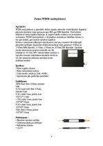 Referāts 'Optiskie multipleksori (WDM,FDM,TDM), demultipleksori', 9.