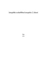 Konspekts 'Integrētās nodarbības konspekts 2.klasei "Galda klāšana"', 1.