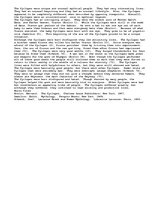 Eseja 'Cyclops, An Unusual People', 1.