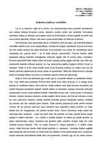 Eseja 'Senkrievu kultūras savdabība', 1.