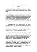 Eseja 'Kas vēlas kļūt vesels, jau daļēji ir izveseļojies (Bokāčo)', 1.