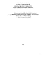 Referāts 'Kontroldarbs kultūras vēsturē', 1.