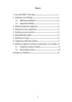 Prakses atskaite 'SIA "SC koks" ražošanas organizācija un vadība', 2.