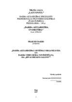 Prakses atskaite 'Prakses atskaite darba aizsardzības speciālistu kursos ', 1.