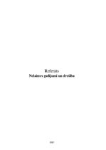 Referāts 'Nelaimes gadījumi un darba drošība', 1.