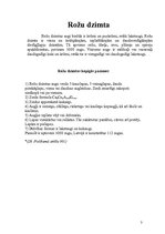 Referāts 'Rožu dzimta', 3.