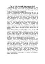 Eseja 'Par ko liek domāt Jāņa Ezeriņa noveles', 1.