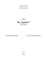 Biznesa plāns 'Uzņēmuma IK "Lapām.lv" biznesa plāns', 1.