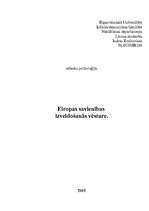 Referāts 'Eiropas Savienības izveidošanas vēsture', 1.