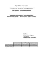 Paraugs 'Viendimensiju masīva apstrāde', 1.