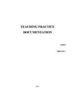 Prakses atskaite 'Report on Teaching Practice in Basic School', 1.