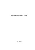 Referāts 'Administratīvais process iestādē', 1.