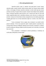 Referāts 'Globalizācijas raksturojums un piemēru analīze', 5.