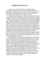 Eseja 'Atziņas, kas nenoveco', 1.