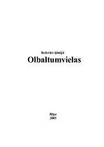 Referāts 'Olbaltumvielas', 1.