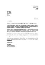 Eseja 'Fundrising Letter', 1.